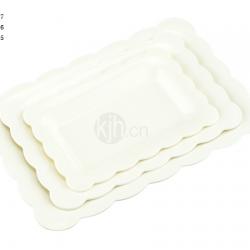 花邊長方餐盤(4、6PCS