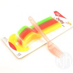 多彩喱叉，12支/板