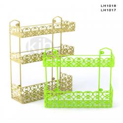 雕花方型二層、三層架