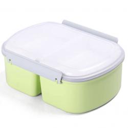 兩面扣塑料飯盒（大號帶