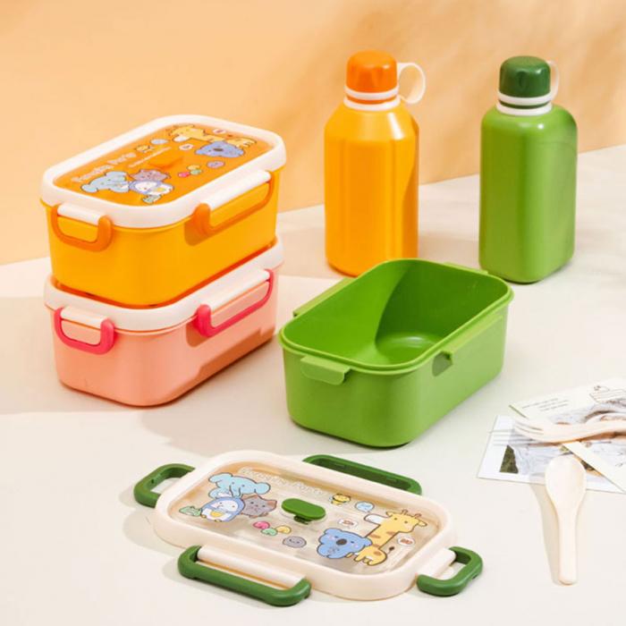 尚趣長方單層飯盒(100